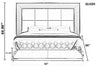 Modern Designed Luxurious Leather Bed