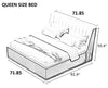 Modern Style Endearing Leather Bed