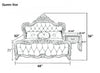 European Design Leather Upholstery Bed
