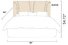 Magnificent Design Button Tufted Leather Upholstered Bed / Lixra