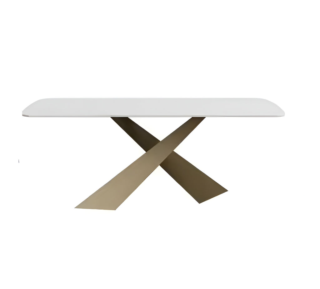 Rectangular Shaped Marble Dining Table / Lixra