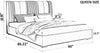 Versatile Modern Touch Luxurious Fabric Bed