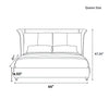 Contemporary Classic Luxurious Upholstered Leather Bed