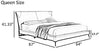 Contemporary Design Sumptuous Comfy Leather Bed