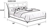 Moderate Design Exclusive Leather Bed / Lixra