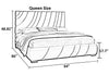 Elegant Modern Leather Upholstered Bed