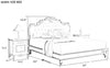 Classic European Luxurious Crafted Wooden Style Bed / Lixra