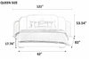 Luxurious Modern Leather Bed With Gold Accents
