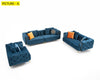 Tufted Style 3-Pcs Fabric Sofa Set / Lixra