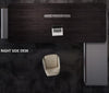 Luxurious LED Wooden Executive Computer Desk / Lixra