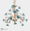 Majestic Styled Petal Chandelier With Twinkling Lights/ Lixra