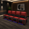 Modern Power Reclining LED Leather Sofa Set / Lixra