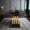 Matte Rectangular Modern Marble Dining-Table / Lixra