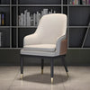 Set Of 4 Luxurious Leather Dining Chairs / Lixra