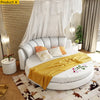 Enduring Design Sophisticated Leather Round Bed / Lixra