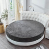 Velvet Fabric Round Bedsheet And Pillowcover