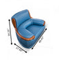Genuine Leather Upholstered Wooden Sofa Set  / Lixra