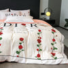 Luxurious Cotton bedding set with Flat and Fitted Sheets for Ultimate Comfort and Style / Lixra