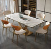 6-Seater Modern Marble Dining Table Set