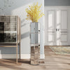 Modern Lavish Design Mirrored Cylindrical Floor Vase / Lixra