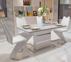 Modern Aesthetic Wooden Dining Table Set / Lixra