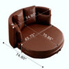 Resplendent Design Enduring Leather Sofa Bed / Lixra