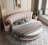 Modern Tufted Stylish Round Leather Bed / Lixra