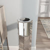 Modern Lavish Design Mirrored Cylindrical Floor Vase / Lixra