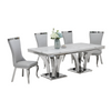 Modern Elegance Marble Dining Table Set / Lixra