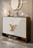 Italian Light Luxurious Golden Finish Buffet Table / Lixra