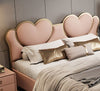 Charming Heart Shaped Leather Bed