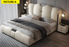 Magnolious Design Modern Leather Bed / Lixra