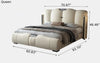 Magnolious Design Modern Leather Bed / Lixra