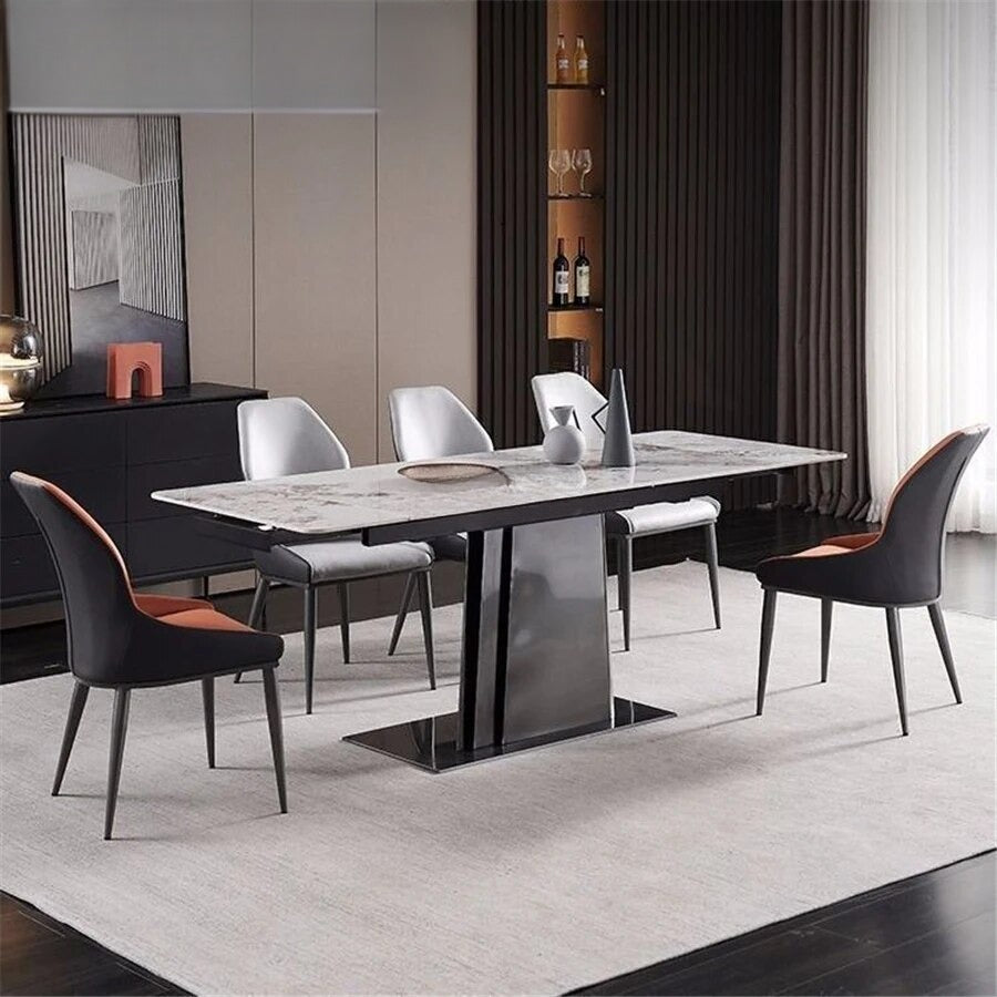 Majestic Marble Extendable Dining - Lixra.com