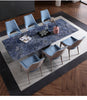 Printed Marble Extendable Dining Table Set / Lixra