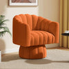 360-Degree Rotatable Line Design Comfy Accent Chair / Lixra