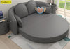 Light Luxury Multi-Functional Futuristic Design Round Sofa Bed-Lixra