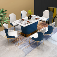 Exquisite Marble Dining Table Set / Lixra