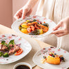 30/60 Pieces Elegant Kitchen Ceramic Dinnerware Set / Lixra