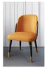 Set Of 4 Comfort Leather Dining Chairs / Lixra