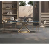 Aesthetical Marble-Top Dining Table Set / Lixra