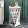 Luxuriant Design Captivating Mirrored Side Table / Lixra