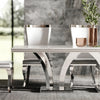 Modern Elegance Marble Dining Table Set / Lixra