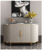 Modern Style Marble Top Wooden Buffet Table With Storage / Lixra