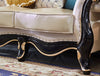 High Quality Leather Upholstered Wooden Sofa Set / Lixra