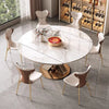 Harmonious Design Marble Top Expandable Dining Table Set / Lixra