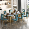Set Of 4 Comfy Fabric Dining Chair