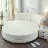Comfortable Velvet Fabric Round Bedsheet / Lixra