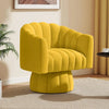360-Degree Rotatable Line Design Comfy Accent Chair / Lixra