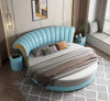 Modern Tufted Stylish Round Leather Bed / Lixra